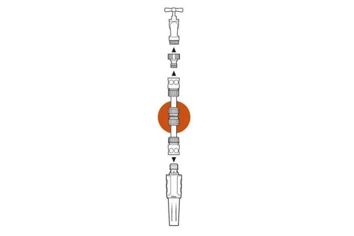 Купити Муфта ремонтна Gardena 19 мм 3/4" (02933-29.000.00). Офіційний магазин Хускварна Україна, фірмова гарантія з доставкою по Украіні