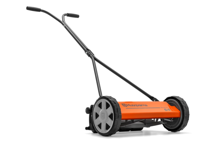 Купить Газонокосилка механическая Husqvarna 64 (9649540-02). Официальный магазин Хускварна Украина, фирменная гарантия с доставкой по Украине.