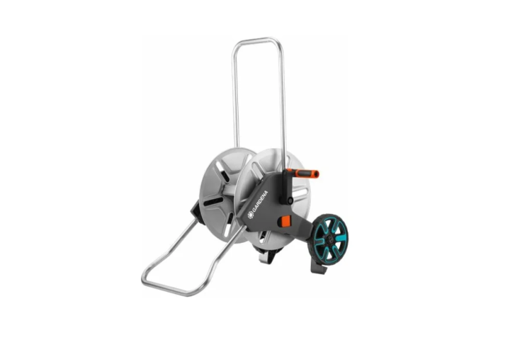 Купити Візок для шланга GARDENA AquaRoll M Metal (18540-20.000.00). Офіційний магазин Хускварна Україна, фірмова гарантія з доставкою по Украіні