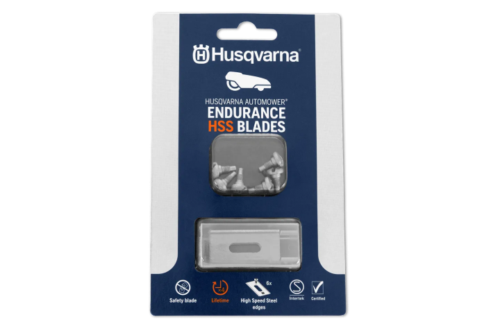 Купити Ножі Endurance HSS для газонокосарки-робота Husqvarna Automower®, 6шт (5998052-01). Офіційний магазин Хускварна Україна, фірмова гарантія з доставкою по Украіні