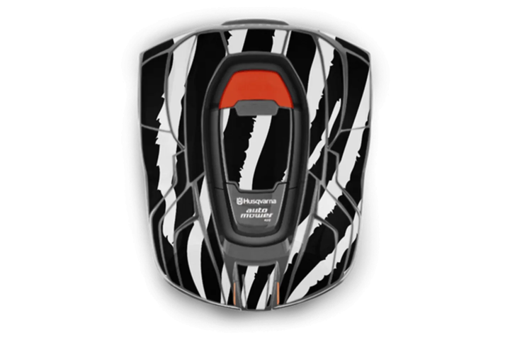 Купити Наклейка зебра Husqvarna, до 420/440, комплект (5992949-04). Офіційний магазин Хускварна Україна, фірмова гарантія з доставкою по Украіні