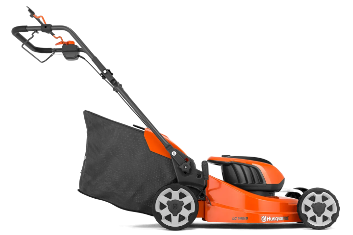 Купити Газонокосарка акумуляторна Husqvarna LC 142iS КІТ (АКБ+ЗП) (9705419-02). Офіційний магазин Хускварна Україна, фірмова гарантія з доставкою по Украіні
