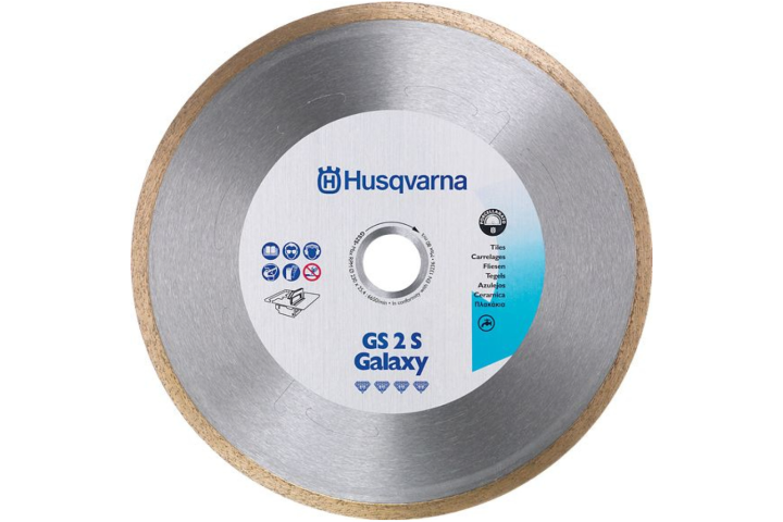 Купити Диск алмазний Husqvarna 07"/180 1" GS2S керамограніт 5430803-75. Офіційний магазин Хускварна Україна, фірмова гарантія з доставкою по Украіні