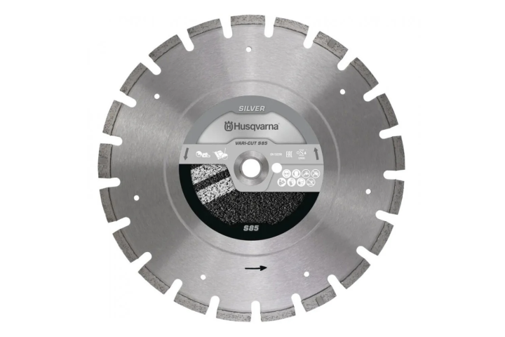 Купити Диск алмазний Husqvarna 14"/350 1"/20 VARI-CUT S85 асфальт 5798177-20. Офіційний магазин Хускварна Україна, фірмова гарантія з доставкою по Украіні