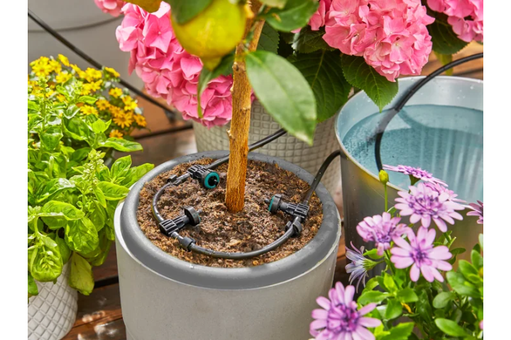 Купити Комплект Gardena AquaBloom для поливу у вихідні дні (13300-20.000.00). Офіційний магазин Хускварна Україна, фірмова гарантія з доставкою по Украіні