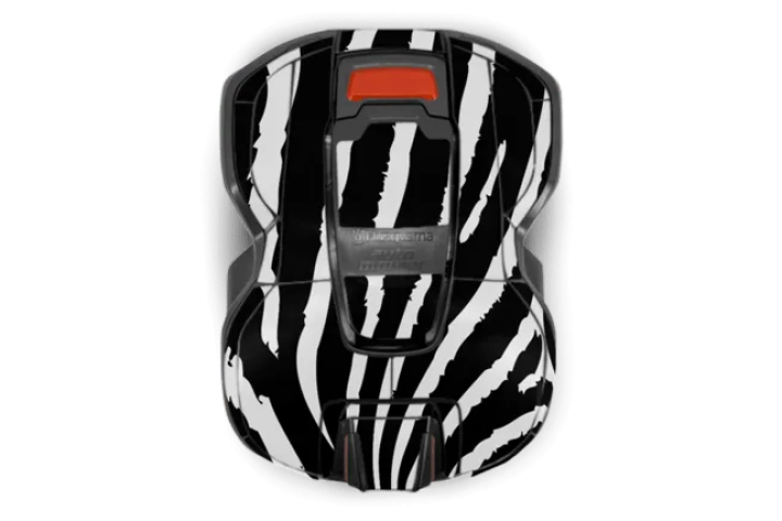 Купить Наклейка зебра Husqvarna, к 405Х/415X, комплект (5992949-06). Официальный магазин Хускварна Украина, фирменная гарантия с доставкой по Украине.