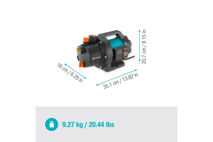 Купити Насос садовий Gardena 3000/4 Set (09011-29.000.00). Офіційний магазин Хускварна Україна, фірмова гарантія з доставкою по Украіні