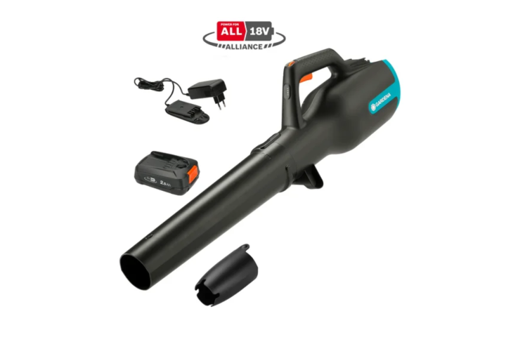 Купити Повітродувка акумуляторна Gardena PowerJet садова, 18V +1х2,5 Аг +з/п (14890-20.000.00). Офіційний магазин Хускварна Україна, фірмова гарантія з доставкою по Украіні