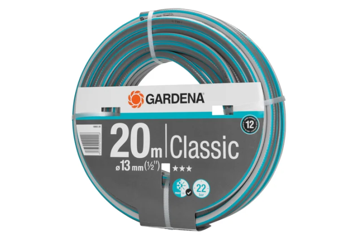 Купити Шланг Gardena Classic 13 мм (1/2"), 20 м (18003-20.000.00). Офіційний магазин Хускварна Україна, фірмова гарантія з доставкою по Украіні