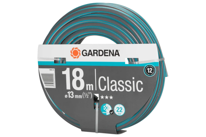 Купити Шланг Gardena Classic 13мм (1/2"), 18м (18001-20.000.00). Офіційний магазин Хускварна Україна, фірмова гарантія з доставкою по Украіні