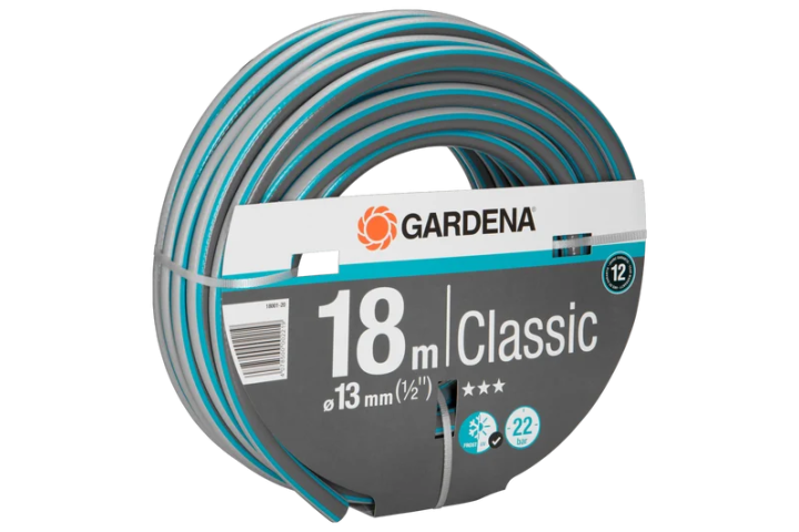 Купити Шланг Gardena Classic 13мм (1/2"), 18м (18001-20.000.00). Офіційний магазин Хускварна Україна, фірмова гарантія з доставкою по Украіні