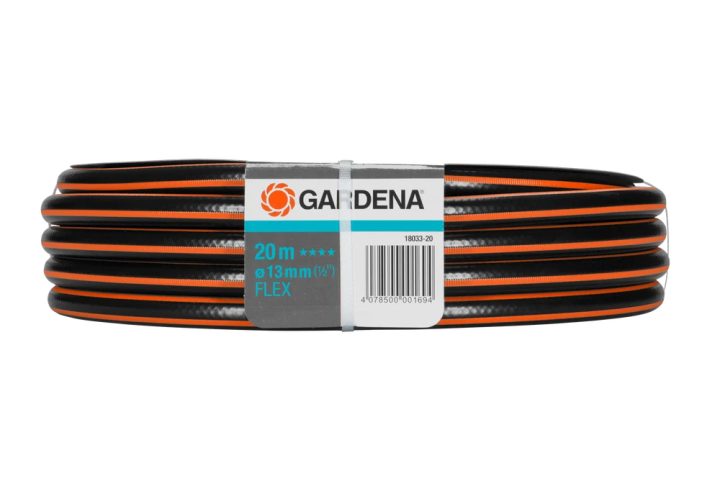 Купити Шланг Gardena Flex 13мм (1/2"), 20м (18033-20.000.00). Офіційний магазин Хускварна Україна, фірмова гарантія з доставкою по Украіні