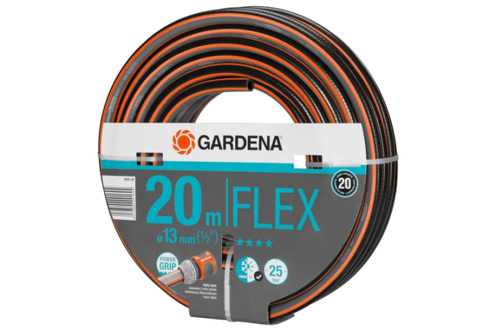 Купити Шланг Gardena Flex 13мм (1/2"), 20м (18033-20.000.00). Офіційний магазин Хускварна Україна, фірмова гарантія з доставкою по Украіні