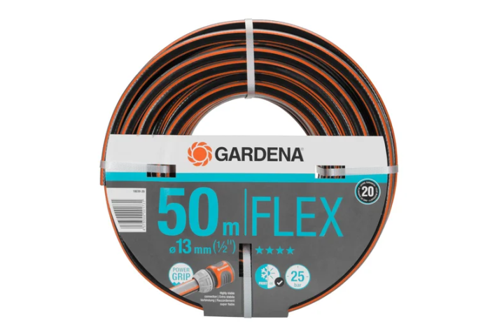Купити Шланг Gardena Flex 13мм (1/2"), 50м (18039-20.000.00). Офіційний магазин Хускварна Україна, фірмова гарантія з доставкою по Украіні