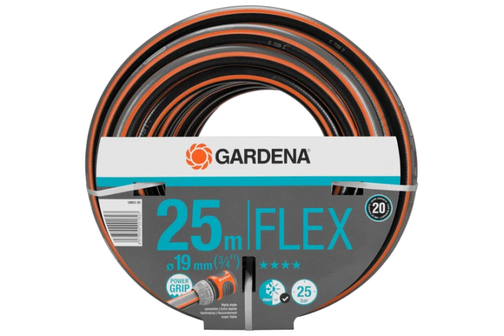 Купити Шланг Gardena Flex 19мм (3/4"), 25м (18053-20.000.00). Офіційний магазин Хускварна Україна, фірмова гарантія з доставкою по Украіні