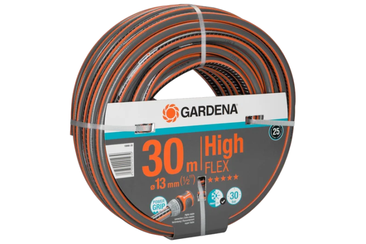 Купити Шланг Gardena HighFlex 13 мм (1/2"), 30 м (18066-20.000.00). Офіційний магазин Хускварна Україна, фірмова гарантія з доставкою по Украіні
