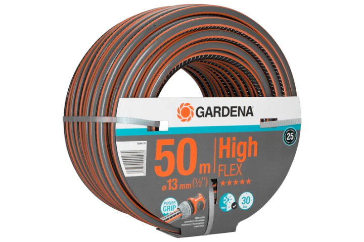 Купити Шланг Gardena HighFlex 13мм (1/2"), 50 м (18069-20.000.00). Офіційний магазин Хускварна Україна, фірмова гарантія з доставкою по Украіні