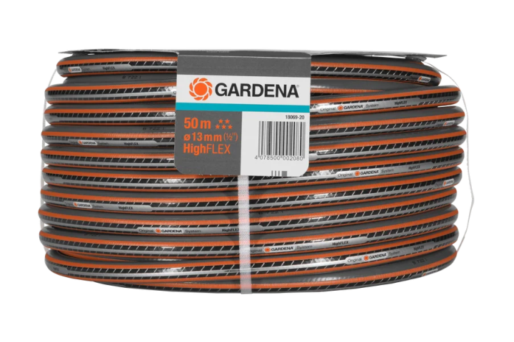 Купити Шланг Gardena HighFlex 13мм (1/2"), 50 м (18069-20.000.00). Офіційний магазин Хускварна Україна, фірмова гарантія з доставкою по Украіні