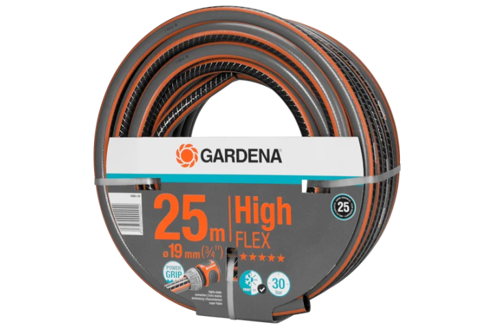 Купити Шланг Gardena HighFlex 19мм (3/4"), 25м (18083-20.000.00). Офіційний магазин Хускварна Україна, фірмова гарантія з доставкою по Украіні
