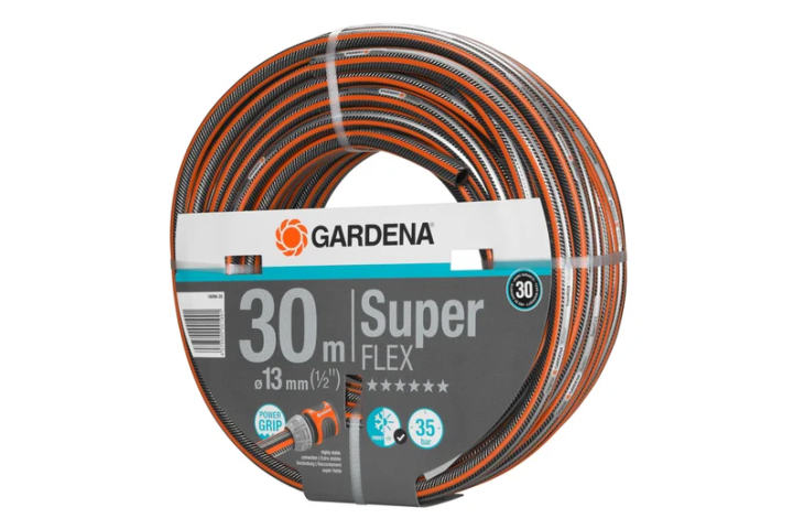 Купити Шланг Gardena SuperFlex 13 мм (1/2"), 30 м (18096-20.000.00). Офіційний магазин Хускварна Україна, фірмова гарантія з доставкою по Украіні