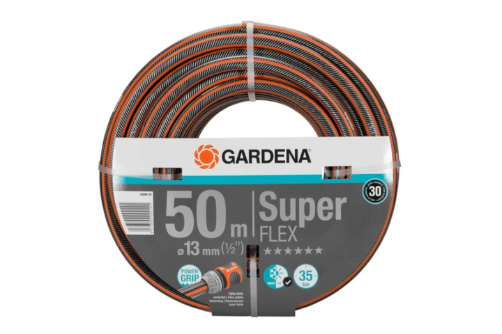 Купити Шланг Gardena SuperFlex 13мм (1/2"), 50м (18099-20.000.00). Офіційний магазин Хускварна Україна, фірмова гарантія з доставкою по Украіні