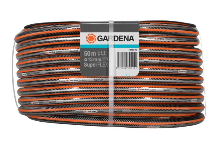Купити Шланг Gardena SuperFlex 13мм (1/2"), 50м (18099-20.000.00). Офіційний магазин Хускварна Україна, фірмова гарантія з доставкою по Украіні