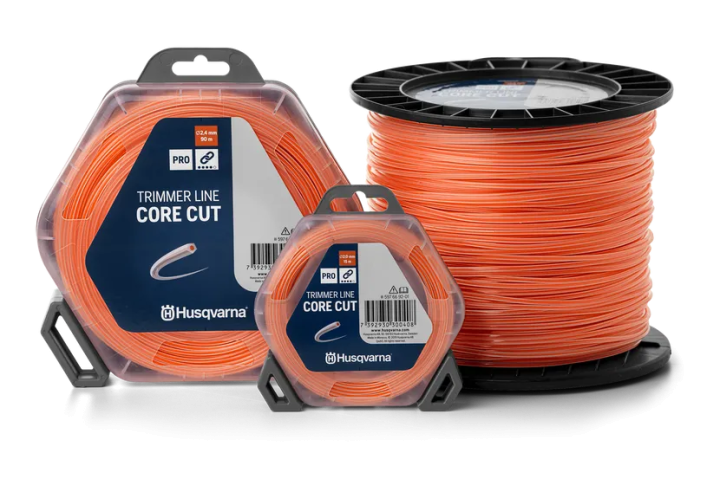 Купить Корд триммерный Husqvarna Core Cut, 2,4мм*15м оранжевый/прозрачный, блистер (5976692-10). Официальный магазин Хускварна Украина, фирменная гарантия с доставкой по Украине.