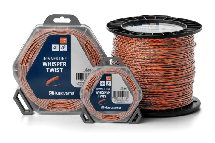 Купить Корд триммерный Husqvarna Whisper Twist, 3,0мм*48м оранжевый/черный, блистер (5976691-41). Официальный магазин Хускварна Украина, фирменная гарантия с доставкой по Украине.