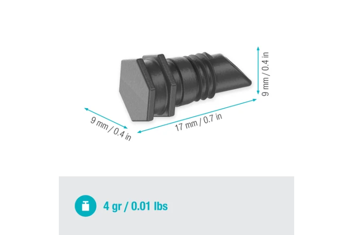 Купити Заглушка Gardena Micro-Drip-System для шлангів 4,6 мм (3/16") (комплект 10 од.) (13215-20.000.00). Офіційний магазин Хускварна Україна, фірмова гарантія з доставкою по Украіні