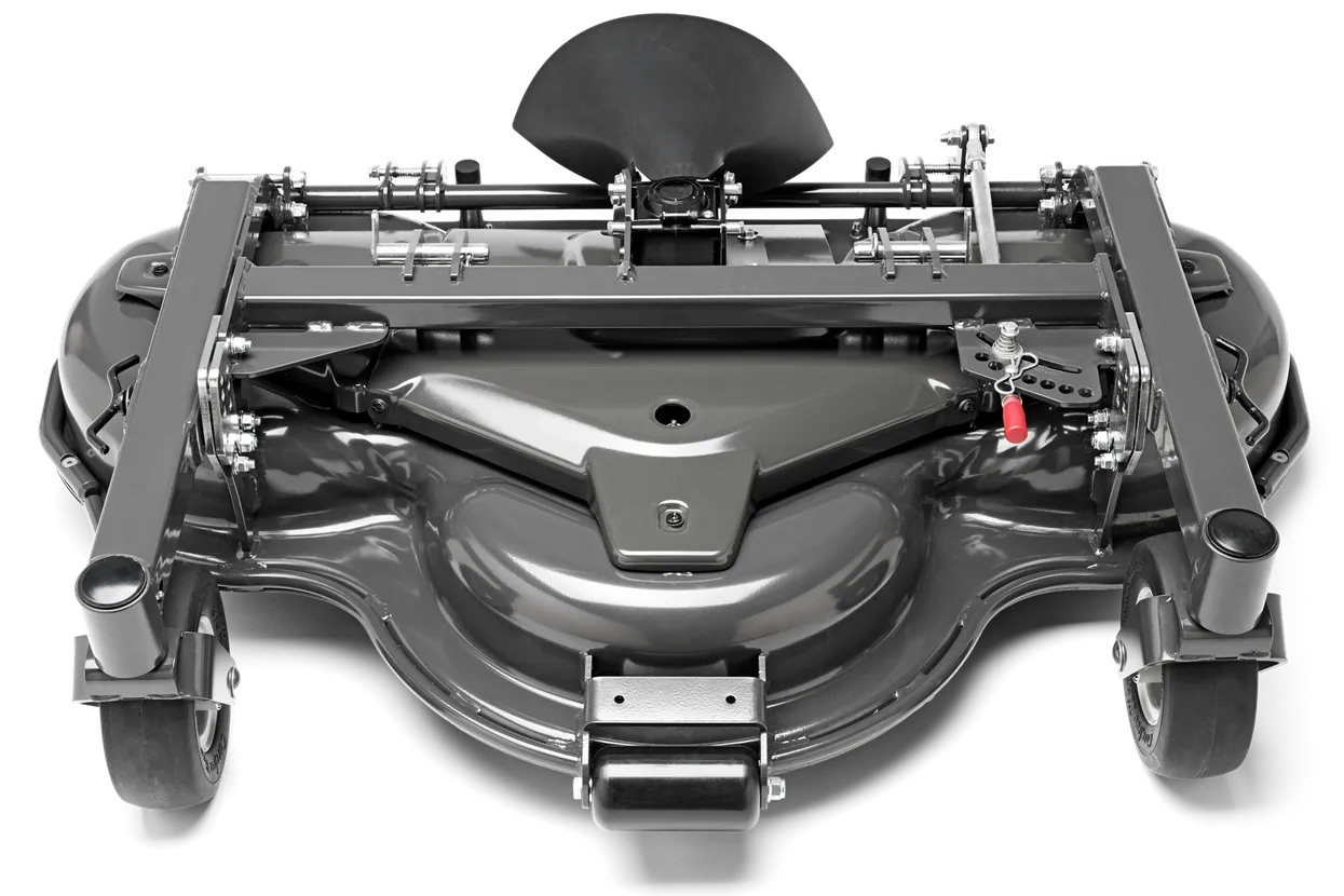 Hydraulic cutting height adjustment