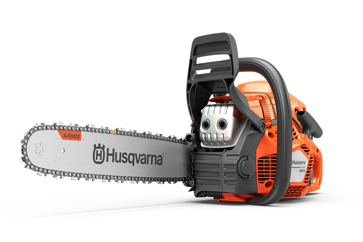 Купити Бензопила Husqvarna 445S (9707019-15) Фірмовий інтернет магазин офіційна садова техніка Хускварна Україна в Ірпіні