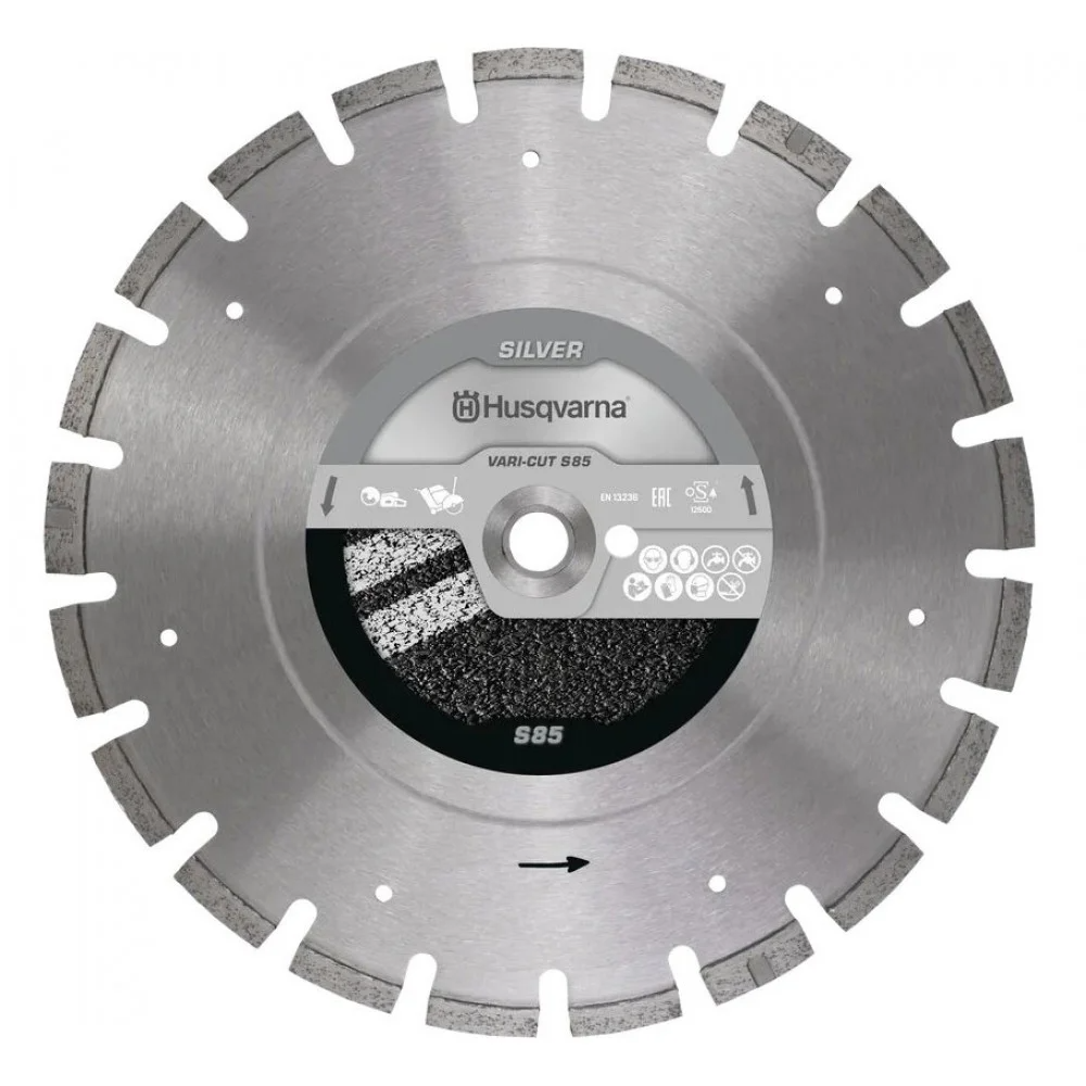 Купити Диск алмазний Husqvarna 14"/350 1"/20 VARI-CUT S85 асфальт 5798177-20 Фірмовий інтернет магазин офіційна садова техніка Хускварна Україна в Ірпіні