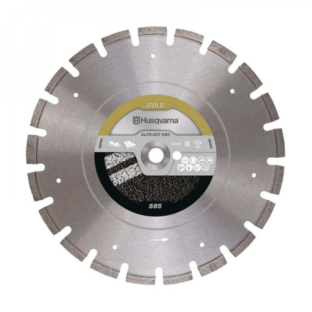Купити Диск алмазний Husqvarna 16"/400 1"/20 ELITE-CUT S85 асфальт 5798120-30 Фірмовий інтернет магазин офіційна садова техніка Хускварна Україна в Ірпіні