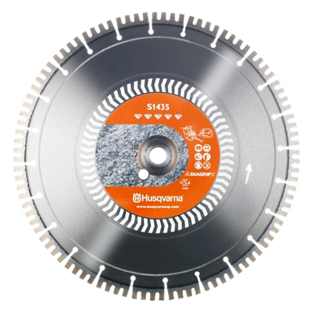 Купити Диск алмазний Husqvarna 16"/400 1"/20 S1445 тв.бетон 5842250-01 Фірмовий інтернет магазин офіційна садова техніка Хускварна Україна в Ірпіні