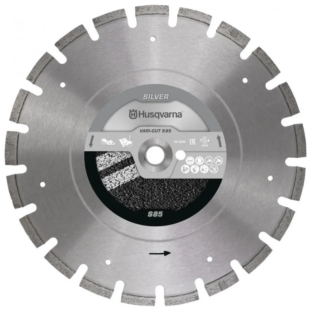 Купити Диск алмазний Husqvarna 16"/400 1"/20 VARI-CUT S85 асфальт 5798177-30 Фірмовий інтернет магазин офіційна садова техніка Хускварна Україна в Ірпіні