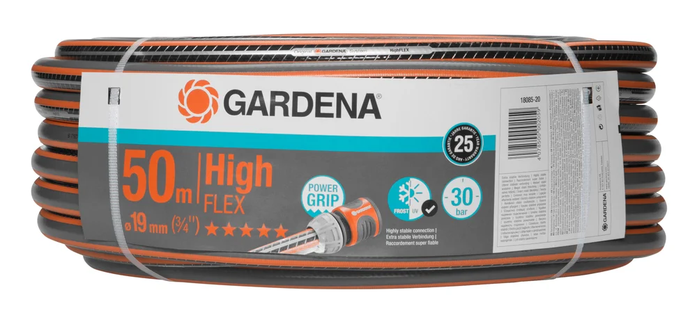 Купити Шланг Gardena HighFlex 19мм (3/4"), 50 м Фірмовий інтернет магазин офіційна садова техніка Гардена Україна в Ірпіні