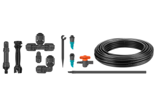 Купити Комплект поливу Gardena Micro-Drip-System для клумб і грядок до 60 м2 Фірмовий інтернет магазин офіційна садова техніка Гардена Україна в Ірпіні