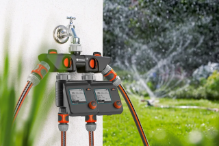 Купить Распределитель Gardena 4-канальный бесшумный G 3/4-1 Фирменный интернет магазин официальная садовая техника Гардена Украина в Ирпене