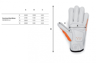 Купити Рукавиці Husqvarna Functional Grip Winter, розмір 8 (5298804-08) Фірмовий інтернет магазин офіційна садова техніка Хускварна Україна в Ірпіні