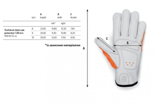 Купити Рукавиці Husqvarna Technical 20 із захистом, розмір 8 (5996512-08) Фірмовий інтернет магазин офіційна садова техніка Хускварна Україна в Ірпіні