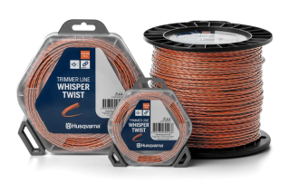 Купить Корд триммерный Husqvarna Whisper Twist, 3,0мм*48м оранжевый/черный, блистер (5976691-41) Фирменный интернет магазин официальная садовая техника Хускварна Украина в Ирпене