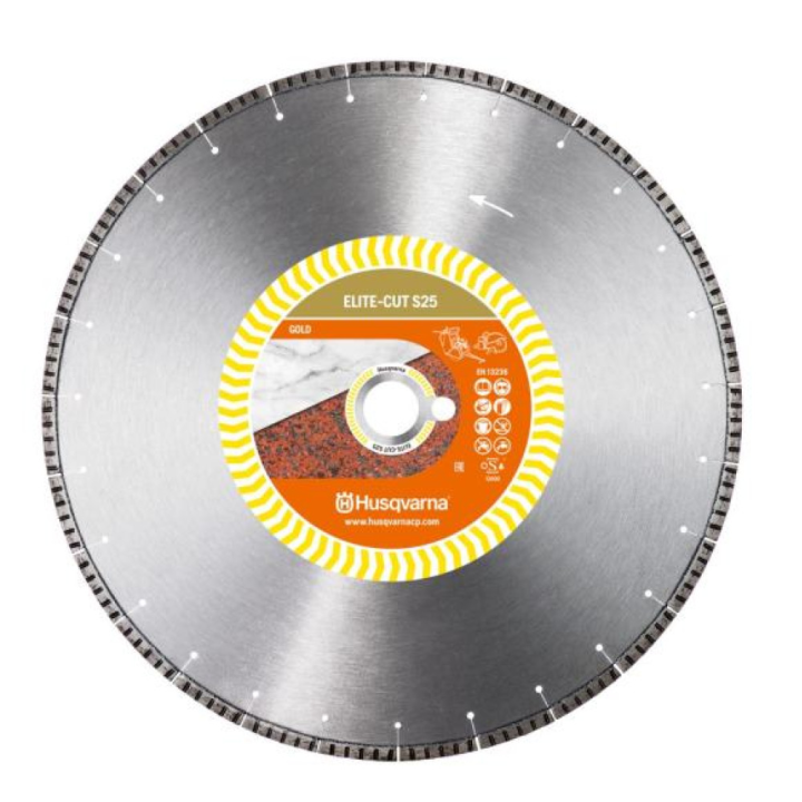 Купити Диск алмазний Husqvarna 14"/350 1"/20 ELITE-CUT S25 камінь 5798114-20 Фірмовий інтернет магазин офіційна садова техніка Хускварна Україна в Ірпіні