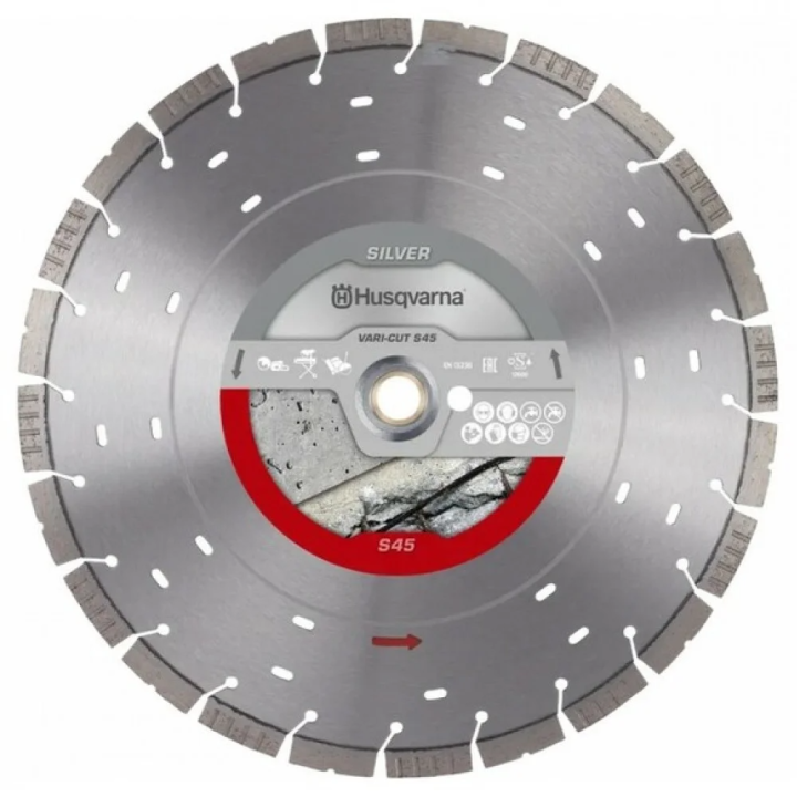 Купити Диск алмазний Husqvarna 14"/350 1"/20VARI-CUT S45 тв.бетон 5349721-20 Фірмовий інтернет магазин офіційна садова техніка Хускварна Україна в Ірпіні