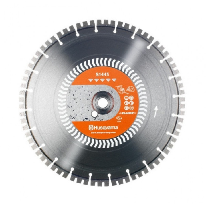 Купить Диск алмазный Husqvarna ELITE-CUT S1445 400 ,1", Diagrip 5842250-02 Фирменный интернет магазин официальная садовая техника Хускварна Украина в Ирпене