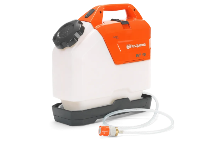 Купить Насос аккумуляторный Husqvarna WT15 с баком для воды 15л (9667083-01) Фирменный интернет магазин официальная садовая техника Хускварна Украина в Ирпене